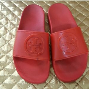 Tory burch slip on sandal